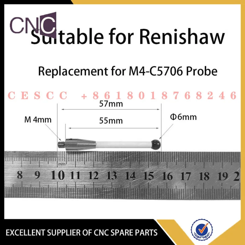 M4 Универсальная замена Renishaw Трехкоординатный стержень рубиновый стилус-зонд
