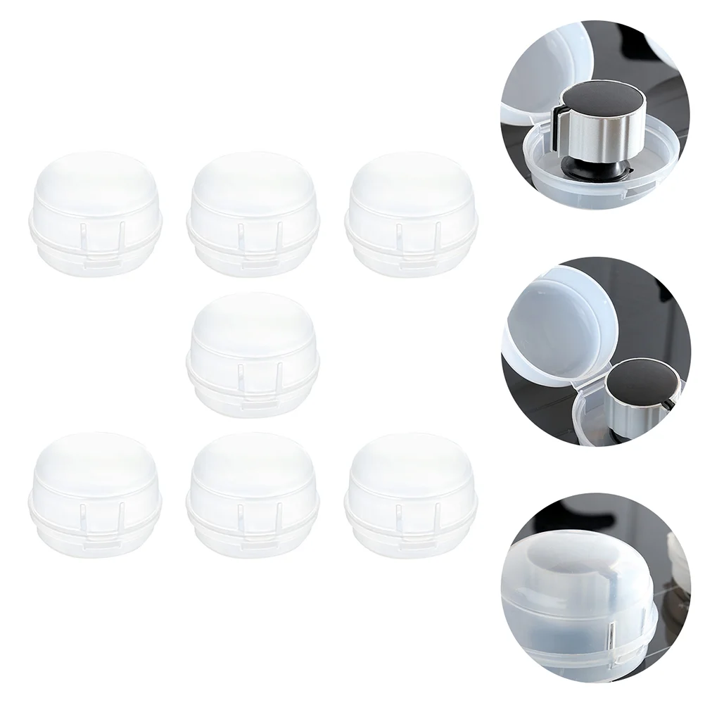 

7Pcs Covers Durable Universal Clear Switch Guard Knob Covers Safety Stove Covers