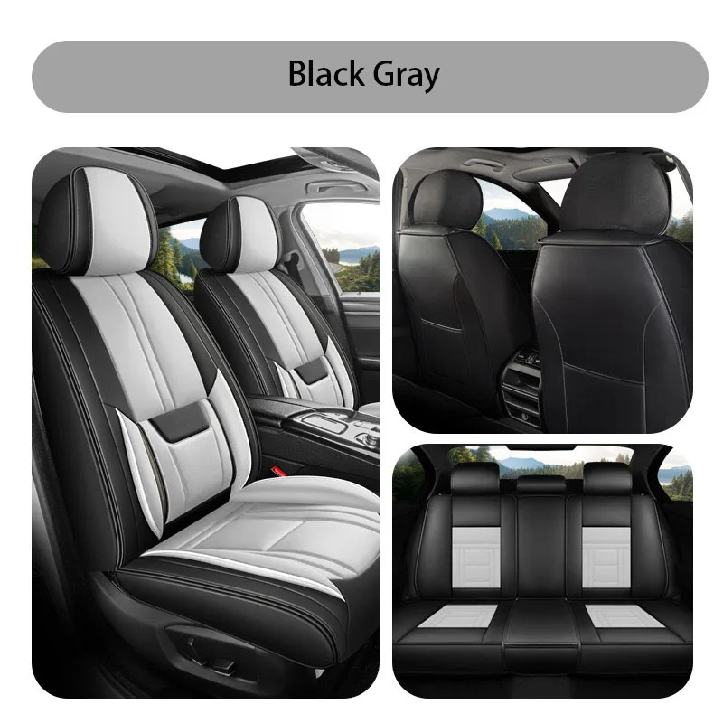 Универсальные кожаные чехлы на сиденья автомобиля для Citroen C2 C3-XR C3L C4L C5 C-Quatre CitroenC5X