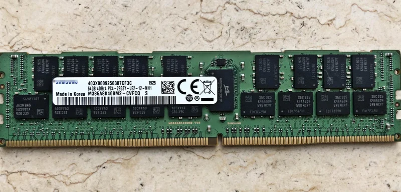 

RAM 64G 4DRX4 DDR4 2933Y LRDIMMMemory stick M386A8K40BM2-CVFCQ