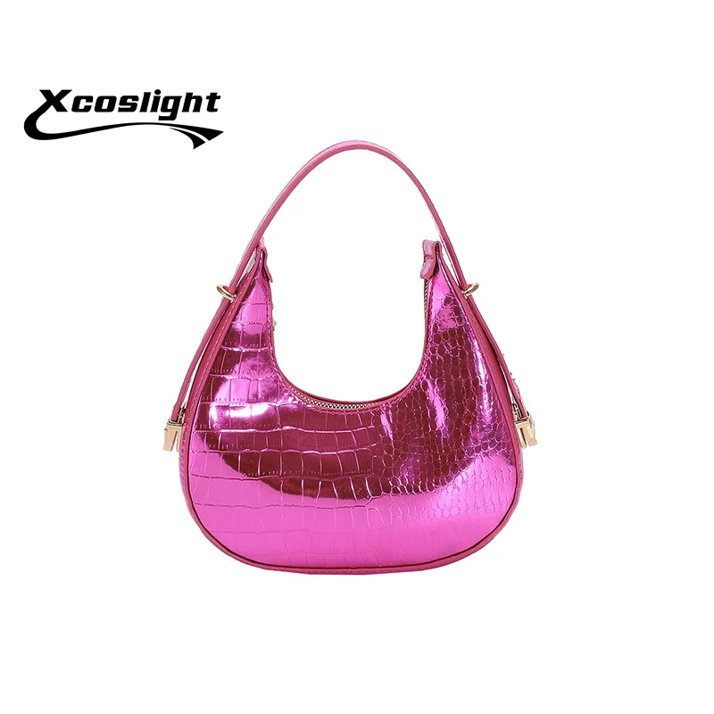 

Popular Women's 2023 Shoulder New Fashion Funny Designer Hobo Messenger Bag Shiny Evening PartyLuxury Xmas Bag