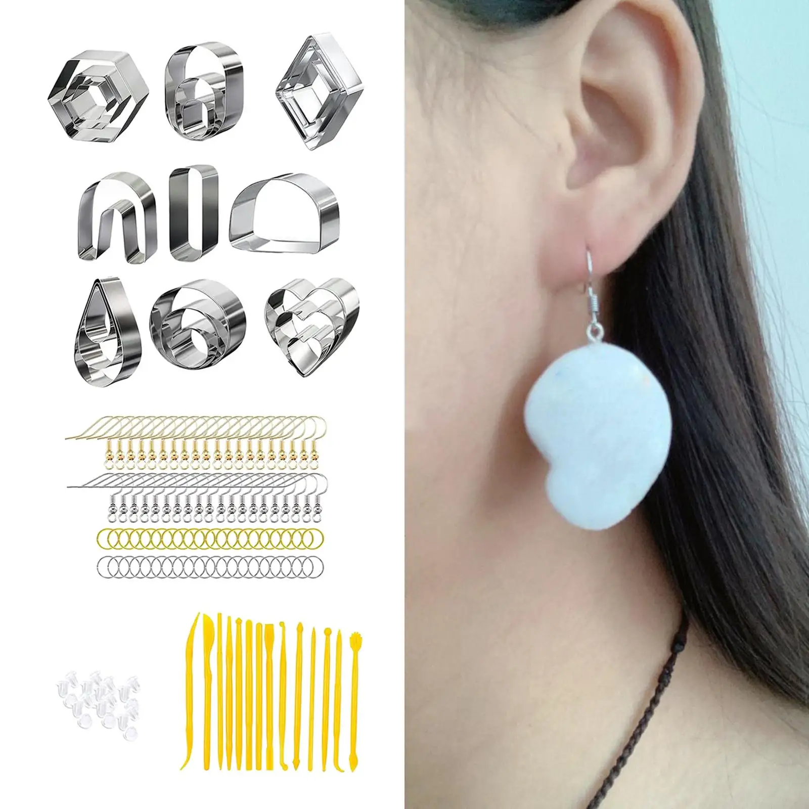 

Polymer Clay Cutters Clay Earring Cutters for Jewelry Making Art Supplies