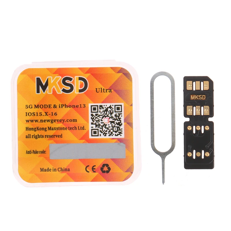 

1PC Compatible With MKSD Ultra 5G SIM CARD For Phone6/7/8/X/XS/XR/XSMAX/11/12/13 PM