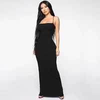 zoctuo women summer sleeveless bodycon soild color black slim long tank dress sun dress sexy 2021 female clothing streetwear