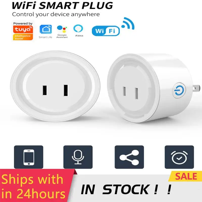 

JAPAN Specification Plug Tuya Wifi Smart Socket Remote AI Speaker Voice Control Timing Countdown Work With Alice Alex