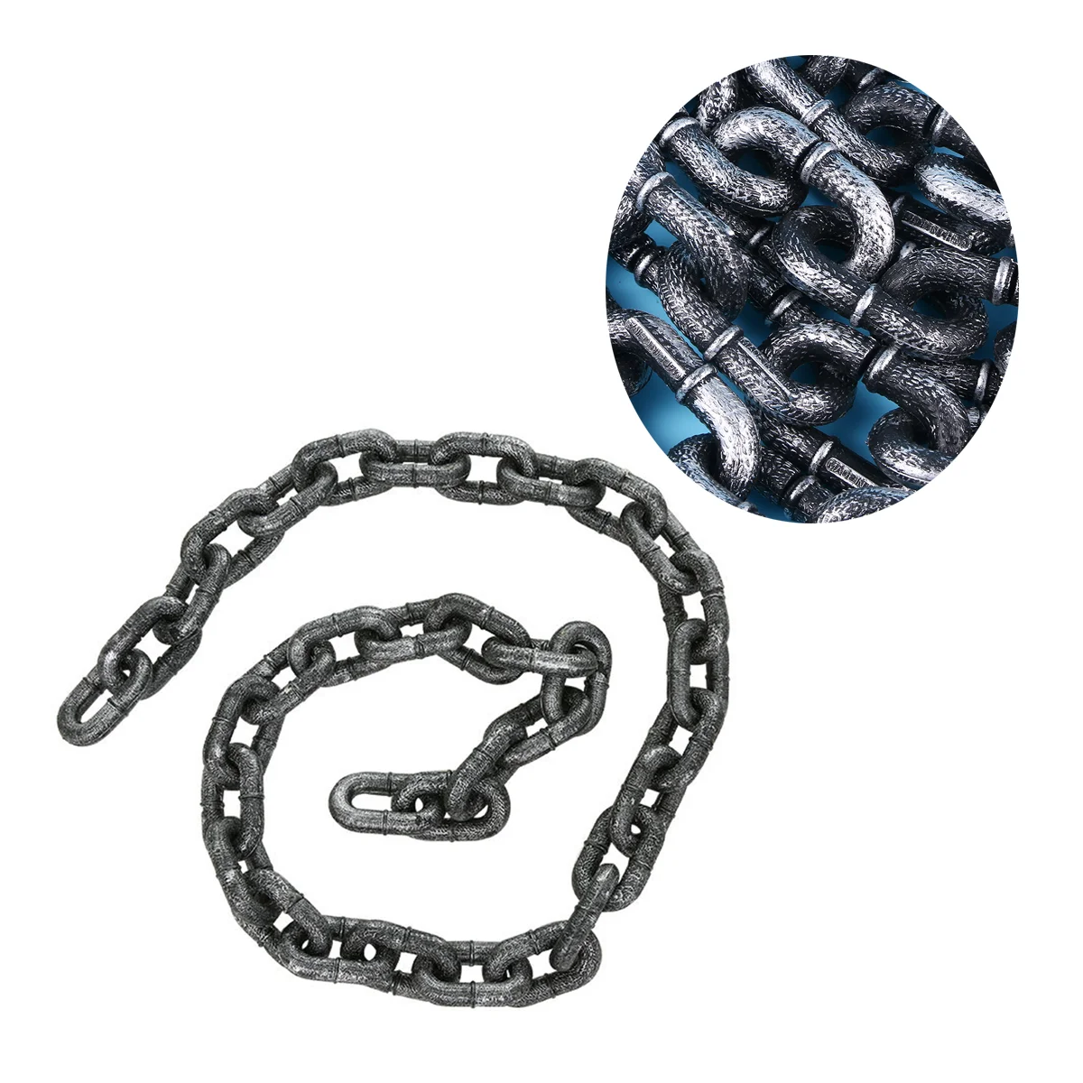 

15 ступенчатый реквизит имитация цепи Искусственный Дизайн Декор пластиковая Барьерная цепочка аксессуар для костюма