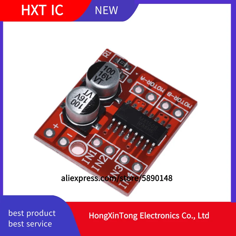 2 шт./Лот модуль драйвера двигателя постоянного тока в-10 в 1 5 А MX1508 2-ходовой