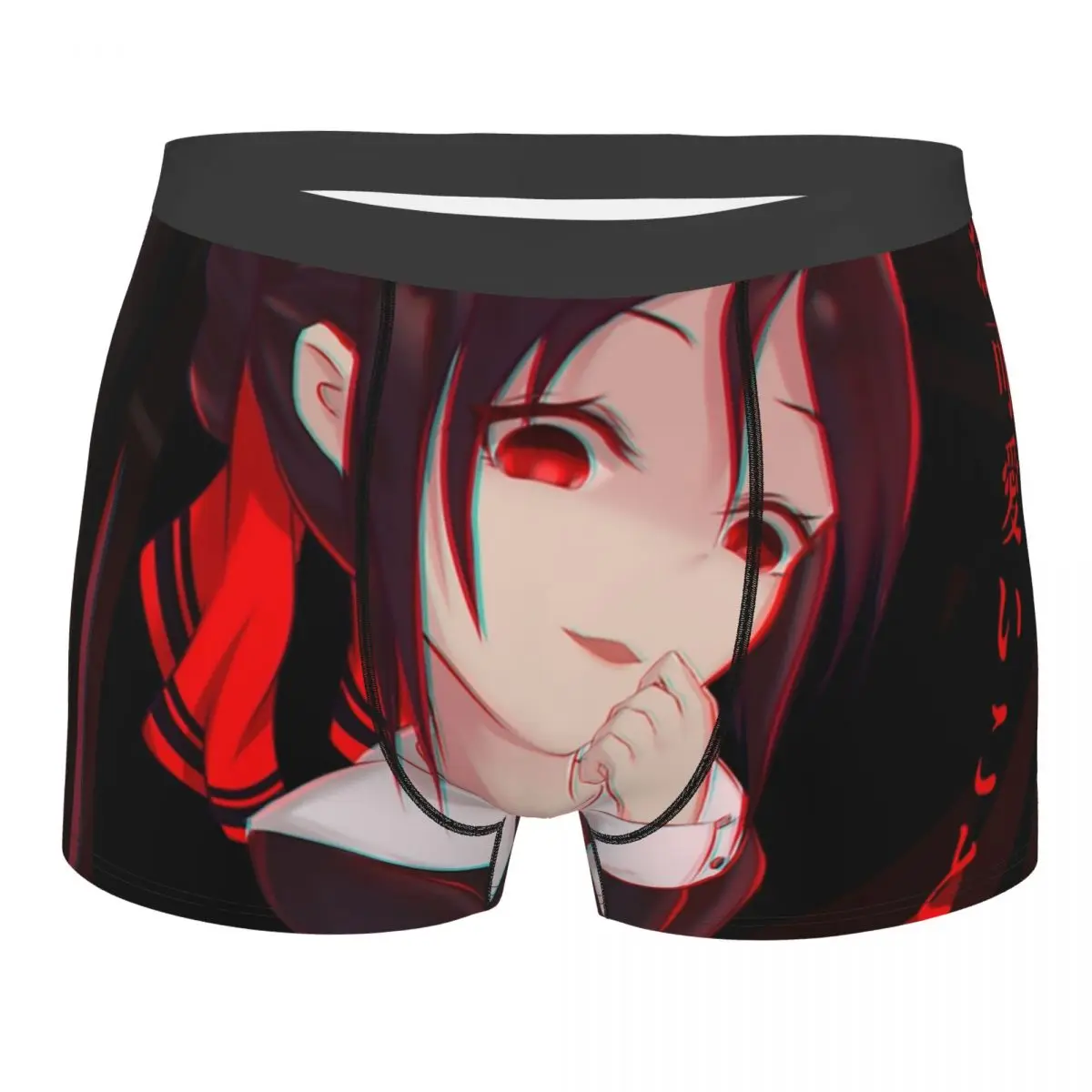 

Трусы-боксеры Kaguya Sama Love Is War мужские, мягкие шорты с 3D-принтом, с мультяшным рисунком, брифы