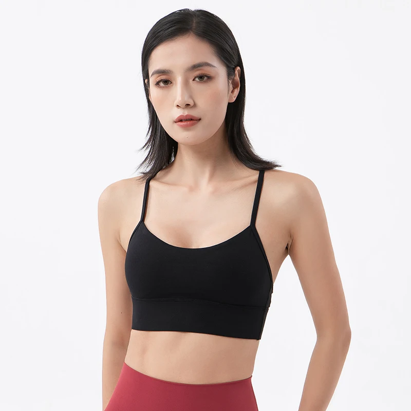 New Sexy Top Sports Yoga Fitness Bras Elastic Women's Bra Y Beauty Back Elastic Breathable Female Underwear Tops For Women