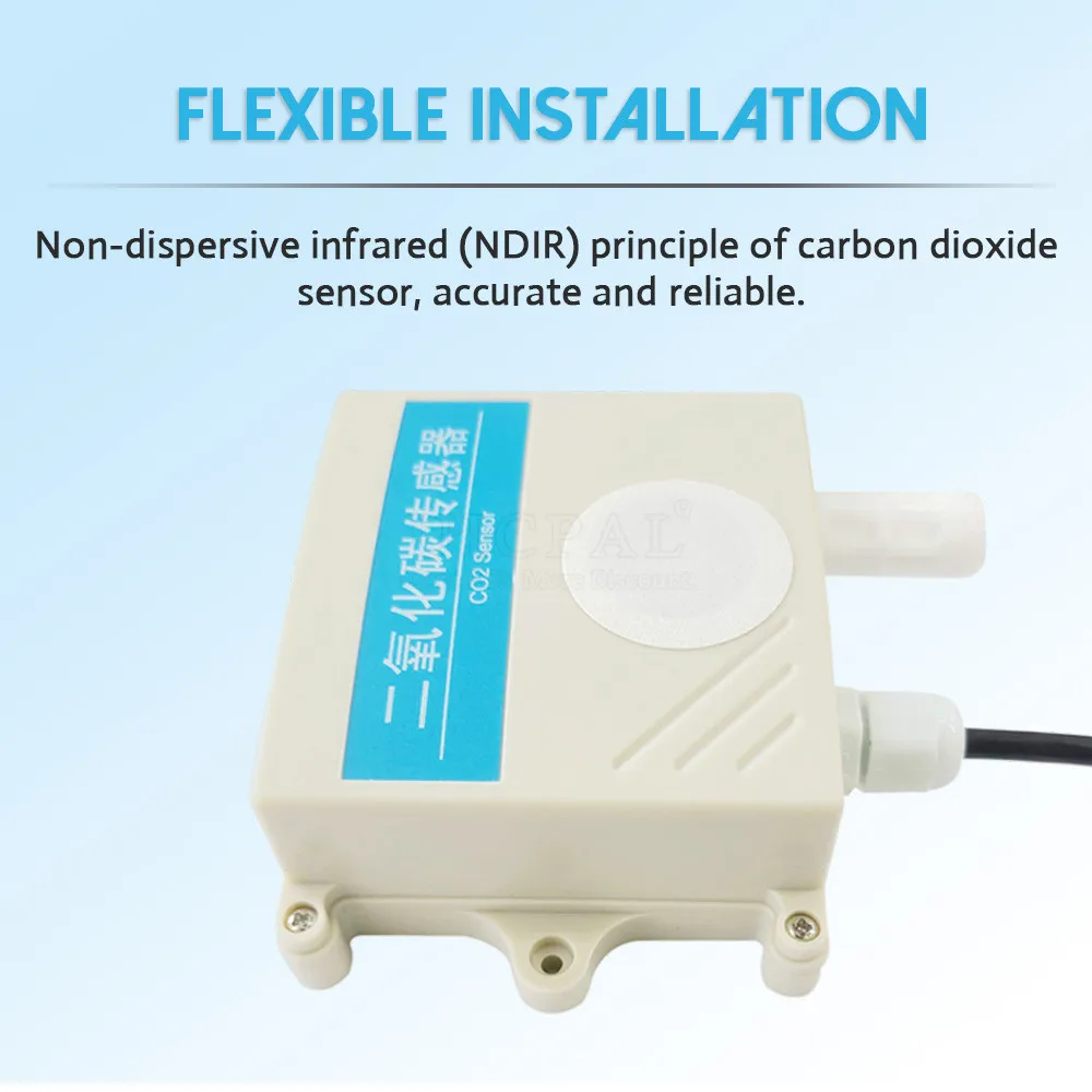 Датчик CO2 RS485 4-20 мА 0-5 В 0-10 в