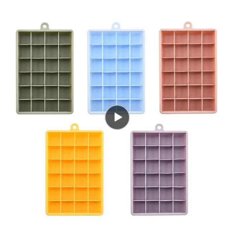 

Silicone Large Capacity Ice Grid Easy Demoulding Ice Tray Quick-frozen Ice Making Artifact Summer Ice