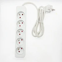 ce approval 5 way french socket extension socket