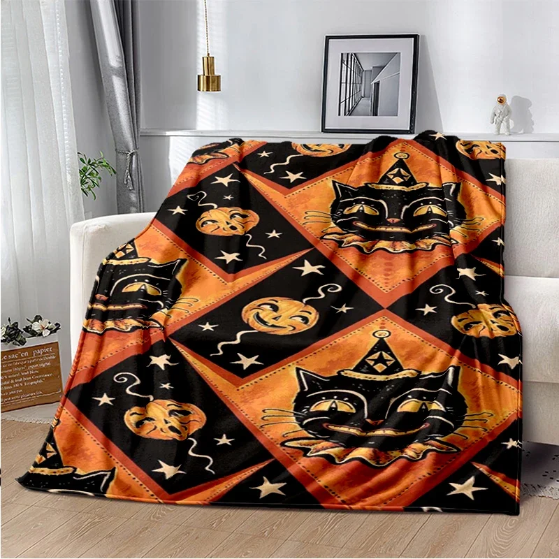 

Cartoon Bedroom Lounge Sofa Blanket, Household Multifunctional Blanket Warm Gift Birthday Christmas Thanksgiving Easter Gift