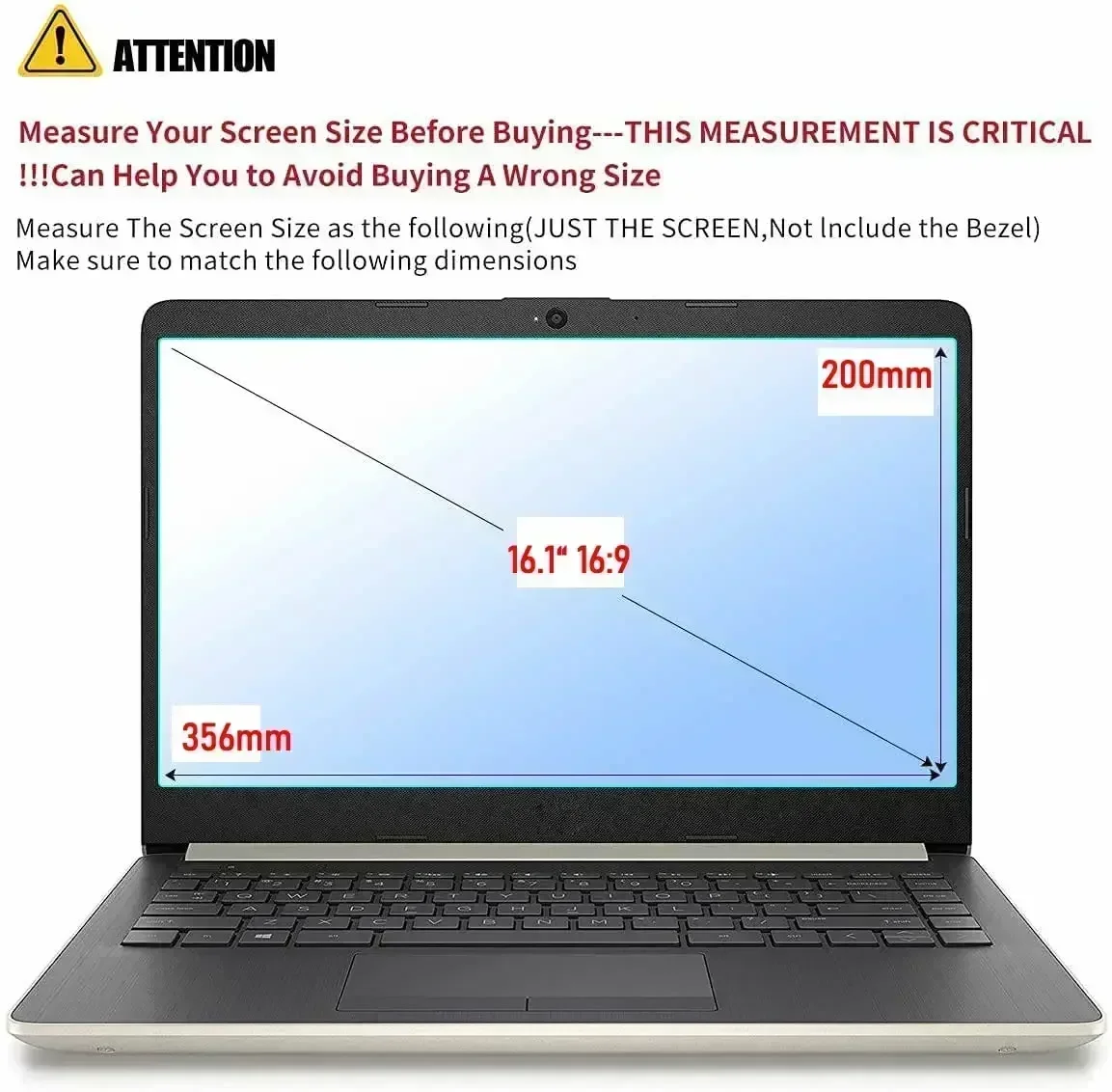 Фото 2X защита экрана для игрового ноутбука HP OMEN 16-wf1001/2na 16-wf1004na 16-wf1006na 16-wf0065TX 16-wf0066TX 16-wf0067TX 16,1 дюйма 16:9 №3