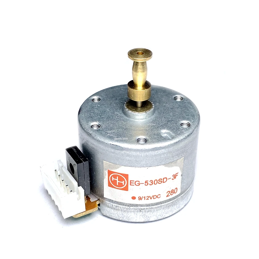 EG-530-SD-3F DC 5V 12V Phonograph Vinyl Player DC Motor 33/45/78rpm SPEED Plug