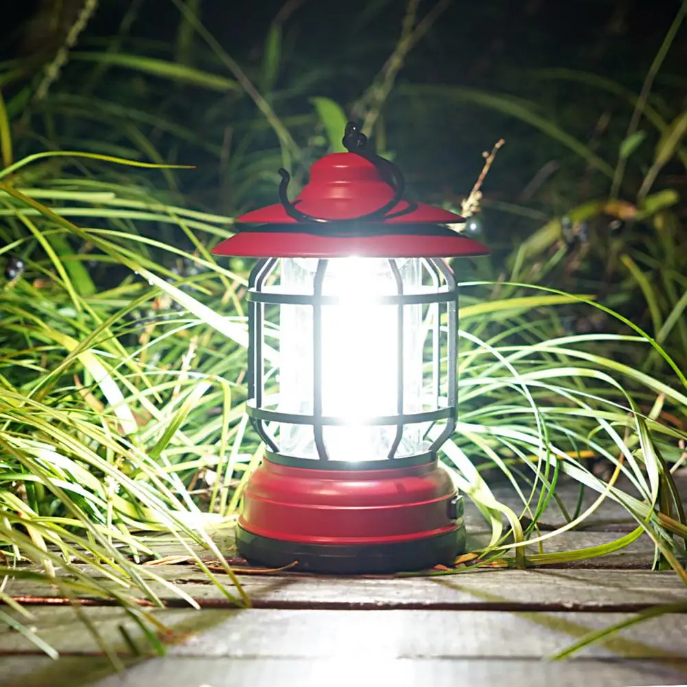 

Rechargeable Low Consumption Long Battery Life High Brightness Portable Lantern Lamp Camping Light Outdoor Supplies