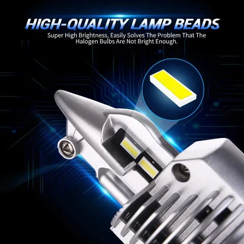 H4 9003 HB2 Светодиодные лампы для фар 12 В 24 В 80 Вт 16000LM Диодные лампы LED H4 4300K Для автомобилей Дальний свет с окунанием 6000K 8000K