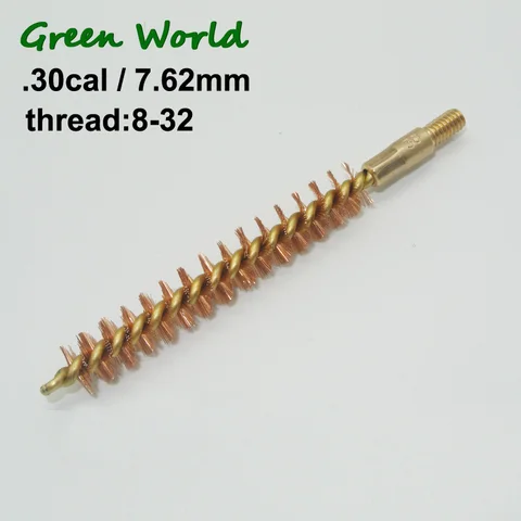 Green World 3 шт./лот .22cal-.45cal бронзовая щетка, щетка для чистки пистолета