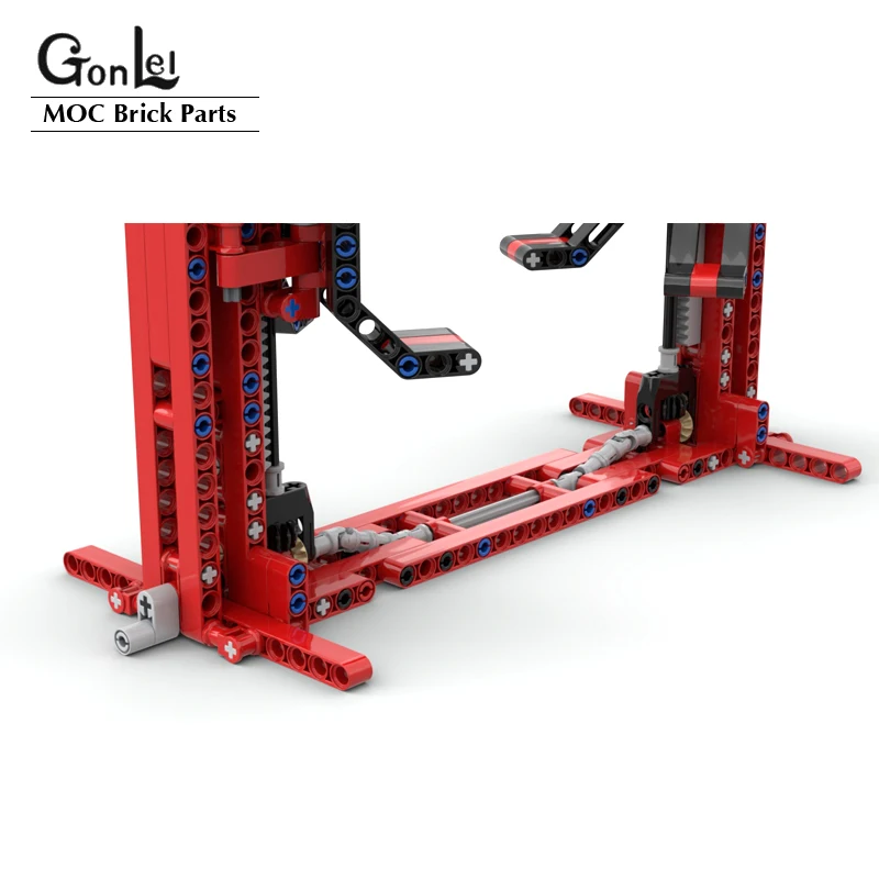 307 шт. строительные блоки MOC технический подъемник автомобиля совместимые с 1:12