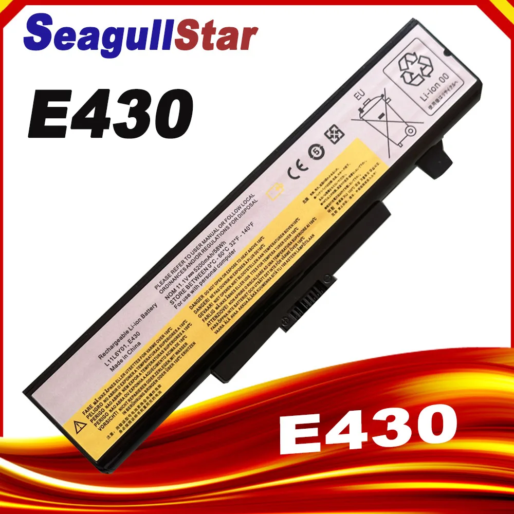 Аккумулятор для ноутбука SeagullStar для Lenovo B590 3ICR19/65-2 L11S6Y01(3INR19/65-2) B580, B585, B590, B595, M580, M595, E49 , K49