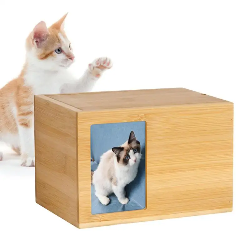 

Pet Ashes Urns Photo Pet Urns For Dogs Or Cats Ashes With Photo Funeral Wooden Pet Cremation Urns Memorial Urns For Pet Ashes