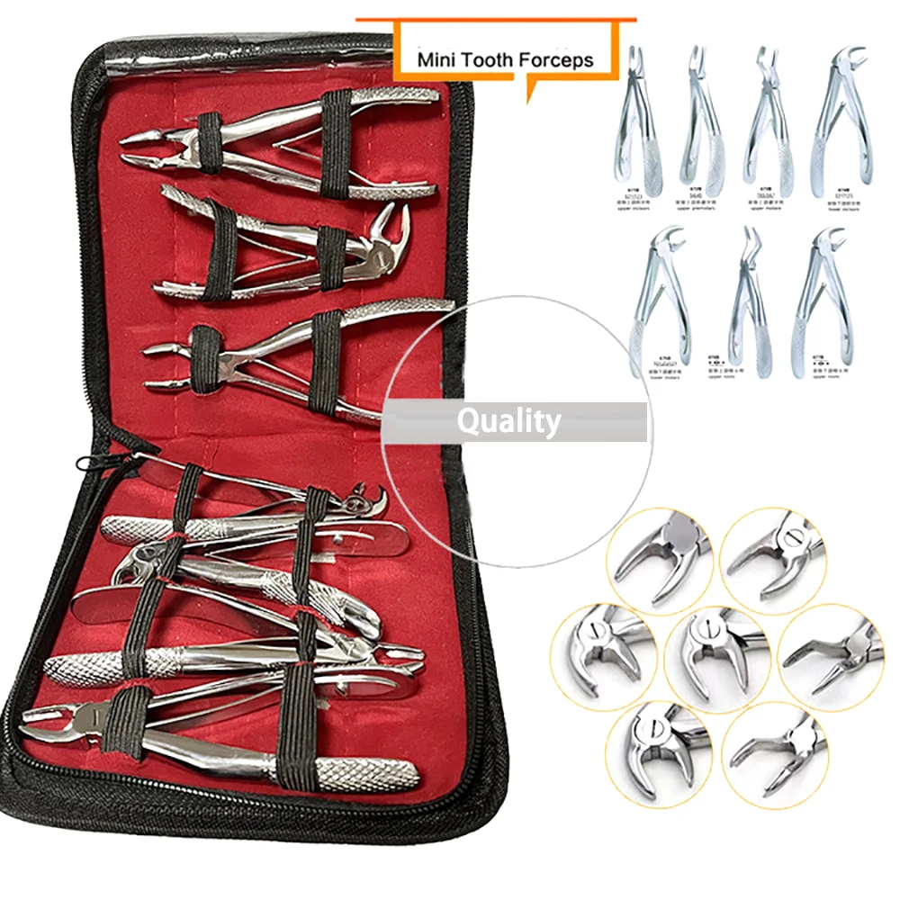 Tooth Extracting Forceps Dental Pliers For Dentist kit Dental Surgical Extraction Instrument Adults/Kids Dentistry Materials