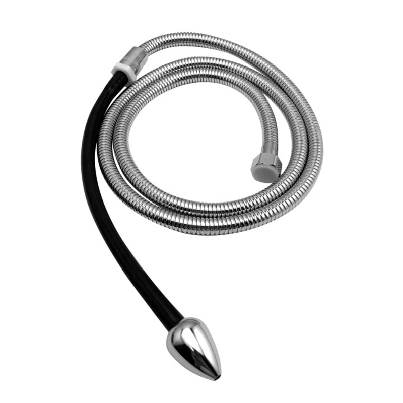 

Клизма для очистки анальной пробки флюшер длинная трубка из нержавеющей стали вставка для мытья личные инструменты для очистки Биде Ванная...