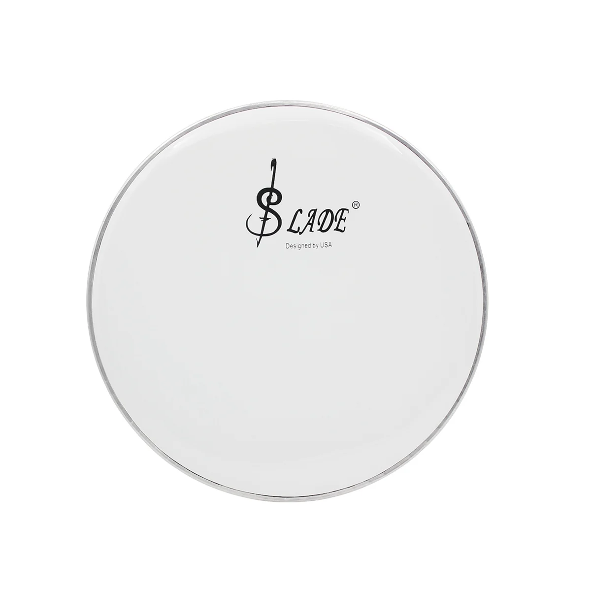 Белая барабанная кожа LADE пять барабанных комплектов из полиэстера