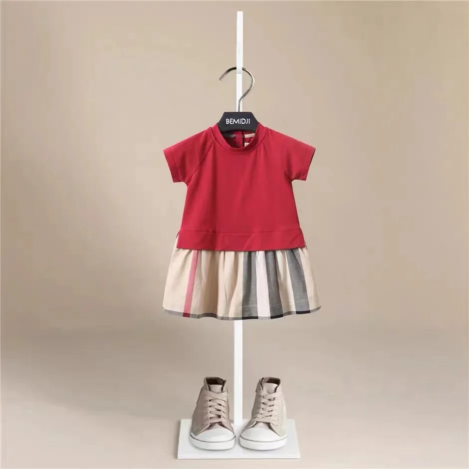 

Детское летнее Хлопковое платье с аппликацией, в полоску