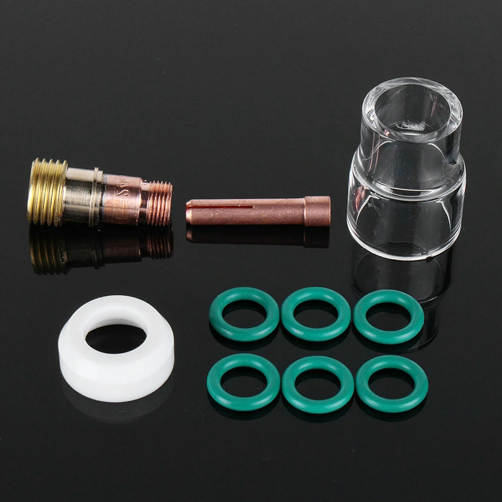 

Gas Lens TIG Welding Torch Riland UNT Berlan #12 Pyrex Glass 90A Miller Diamondback WP-17 WP-18 WP-26 TIG Torches