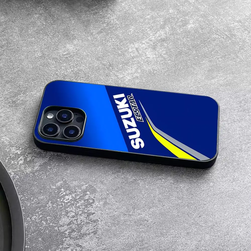 Фото Чехол для телефона SUZUKIes MOTOR L-LOGO для iPhone 17 Air 16 15 14 Plus 13 12 11 Pro Max, двухцветный, из твердого поликарбоната, модный защитный чехол №3