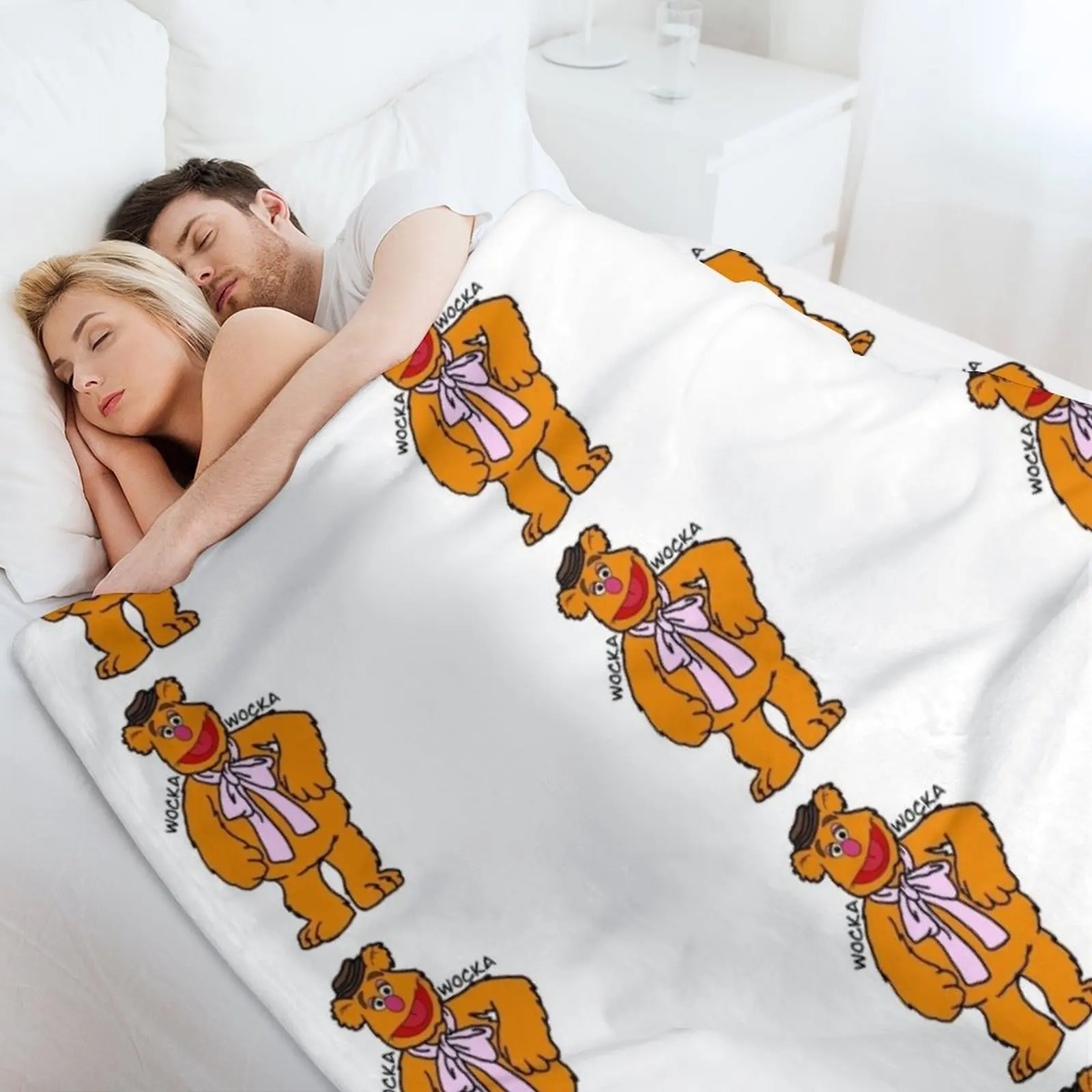 Плед The Muppets - Fozzie Bear Wocka плюшевый