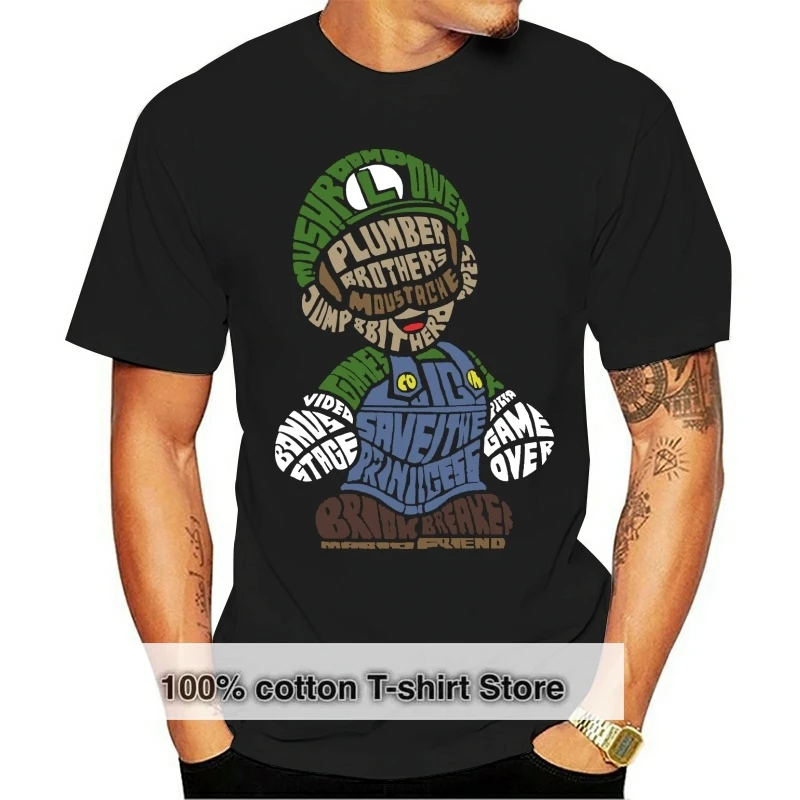 

New Plumber Brother Text Typography Design Black T shirt All Sizes men t shirt