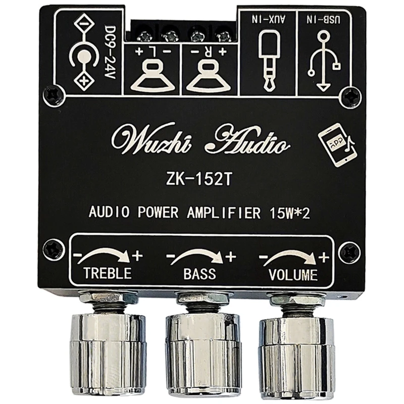 

Bass Power Amplifier Module Stereo Amplifier Board Overcurrent Protection