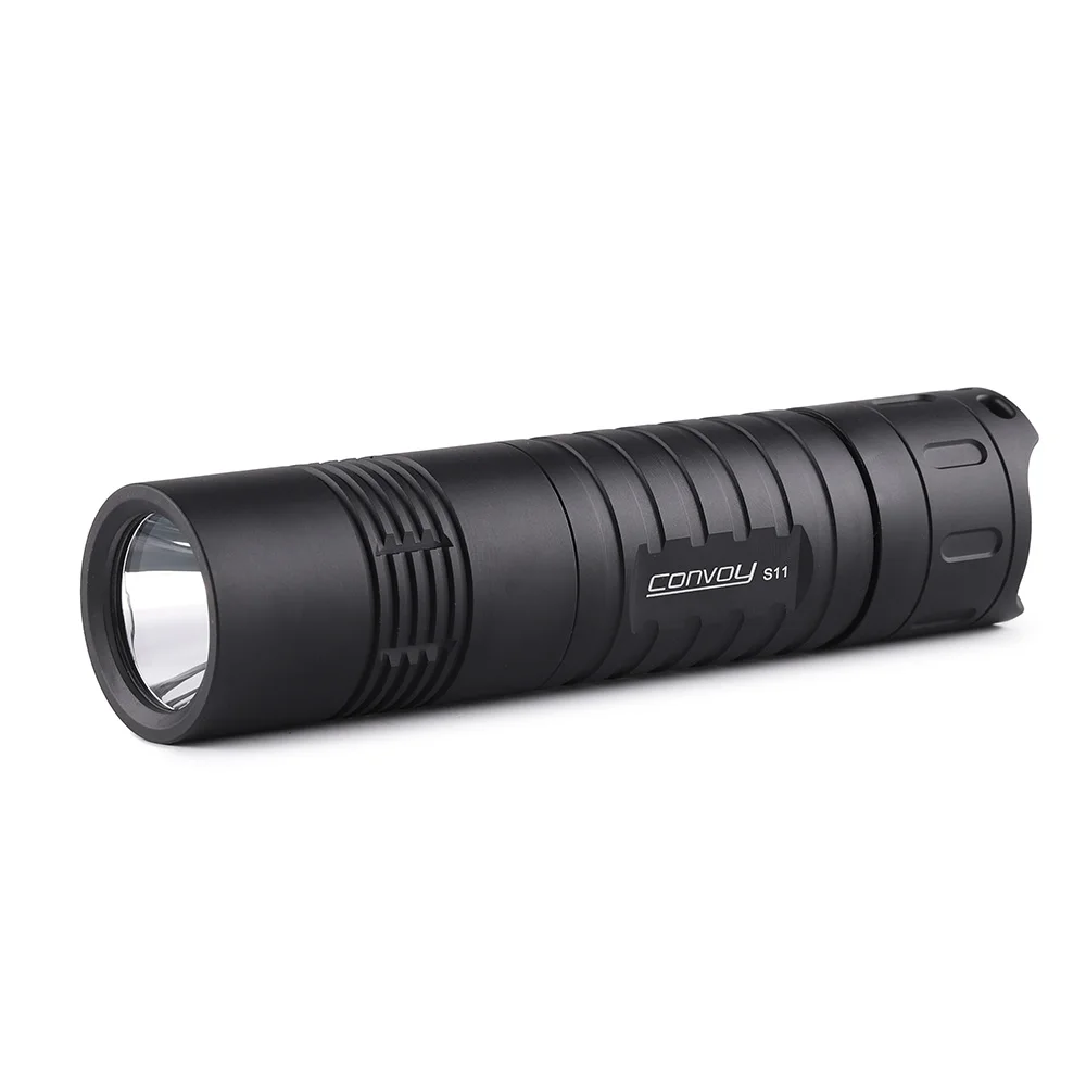 Фото Фонарик Convoy S11 SST40, портативный светильник, мощный светодиодный фонарик Lanterna 26650, лампа для кемпинга, рыбалки и охоты №3