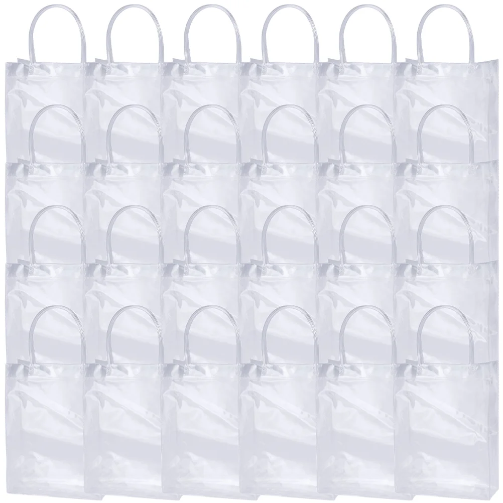 

Transparent Tote Bag Bulk Gifts Women Swag Bags Outdoor PVC Food Wrapping Plastic