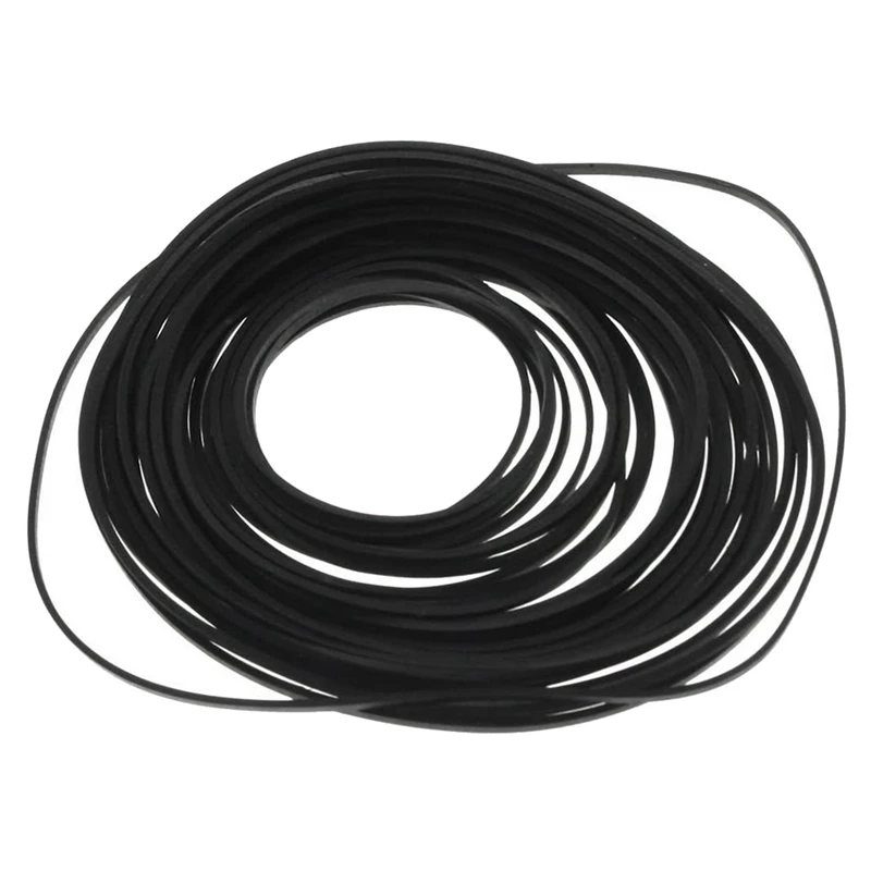 

50PCS Universal Mix Cassette Tape Machine Belts Assorted Common Flat Rubber Belt For Recorders CD DVD Drive