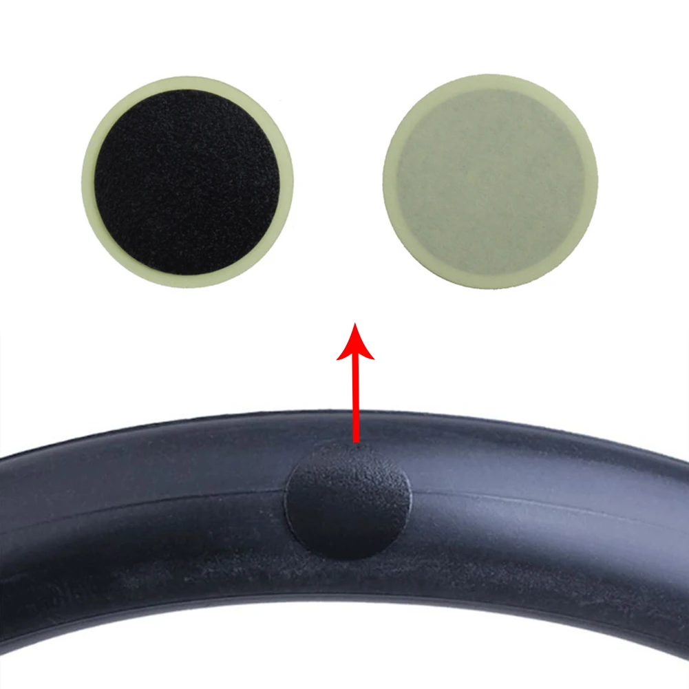 

10 Pcs 25mm Round Wheel Tires Tyre Puncture Repair Inner Tube Patches Padsart Suitable For Bicycle Inner Tube Maintenance