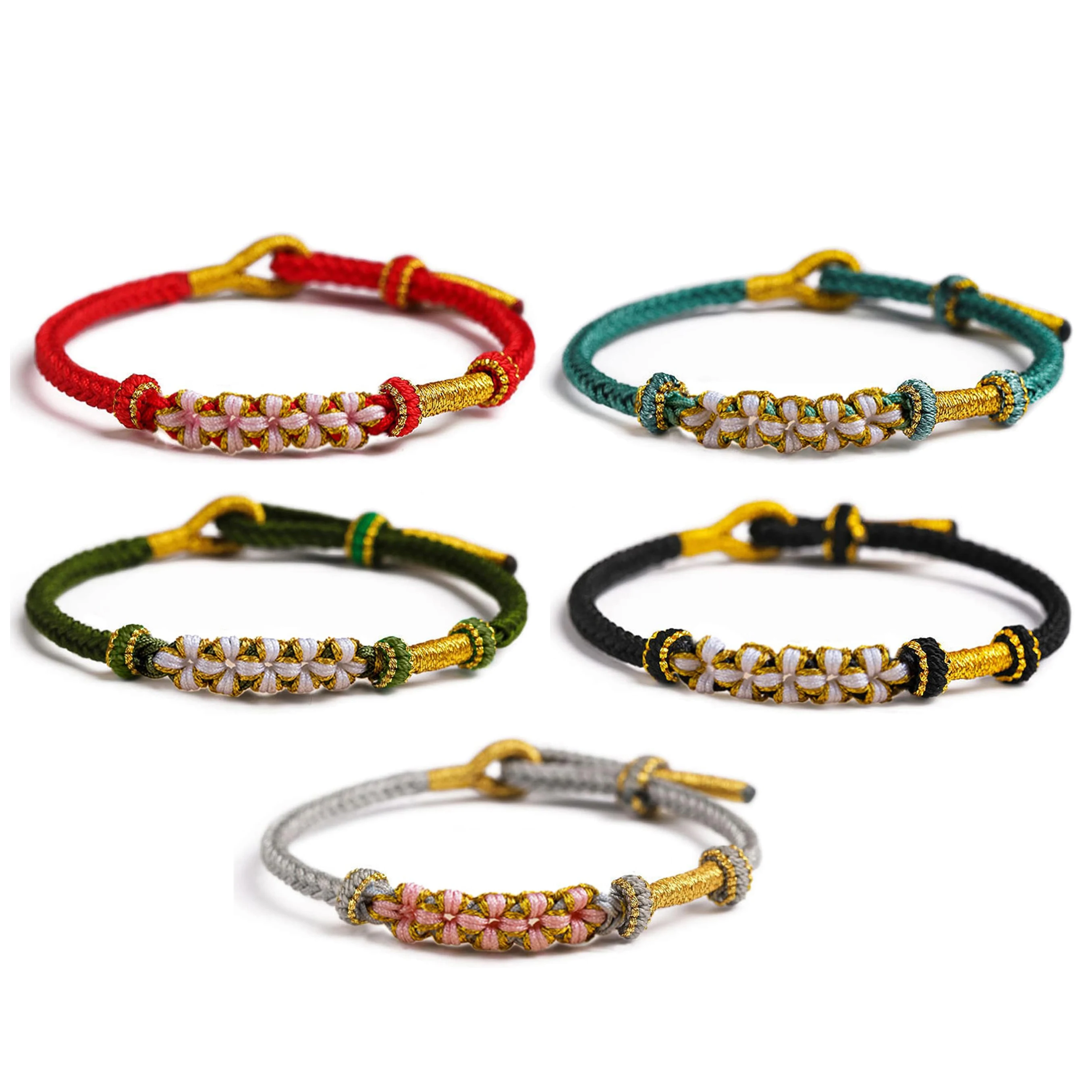 Женский браслет с подвеской в виде Цветка Персика