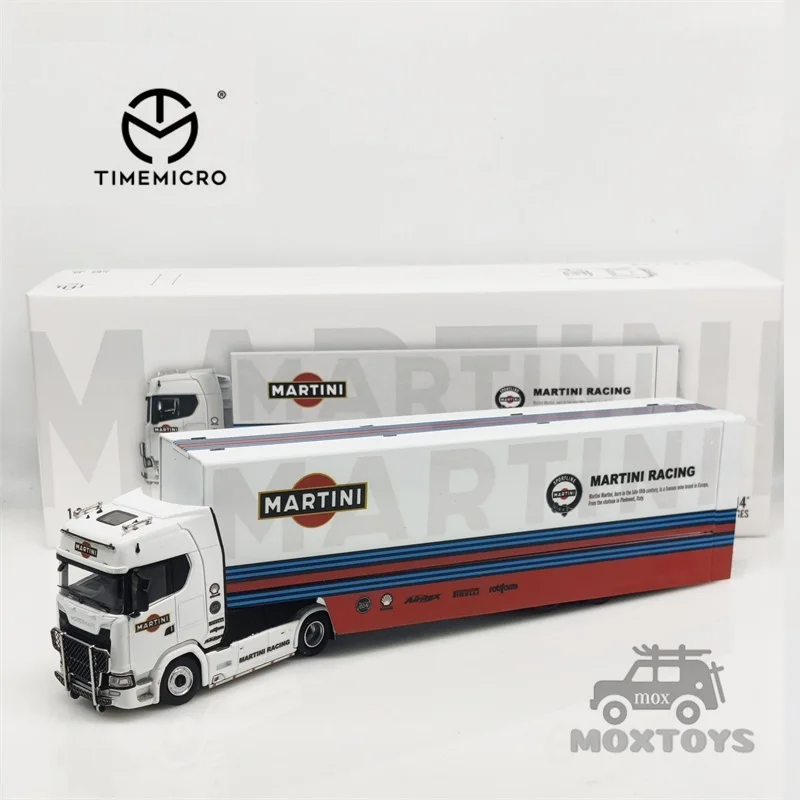 

TimeMicro 1:64 ModerArt Martini tractor container truck Diecast Model Car