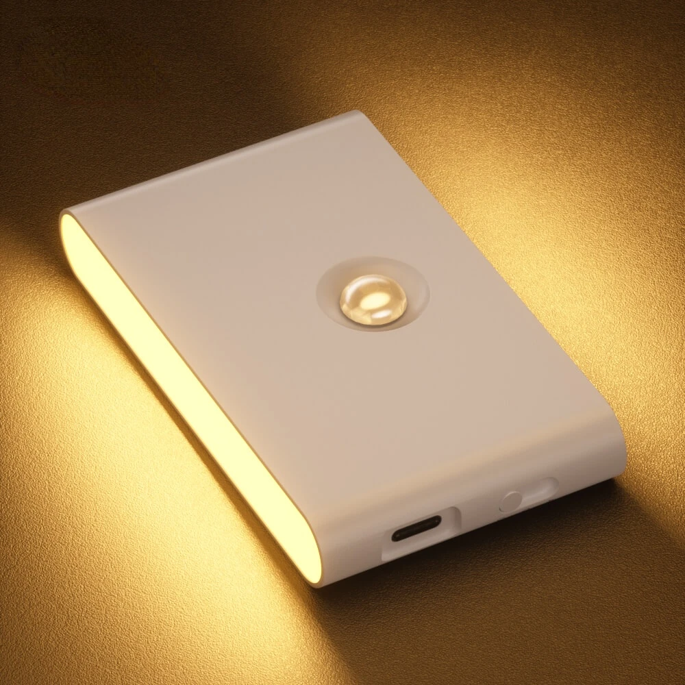 

LED Motion Sensor Wireless Night Lights Human Induction USB Charge Up Down Lighting Kitchen Cabinet Bedroom Corridor Night lamp