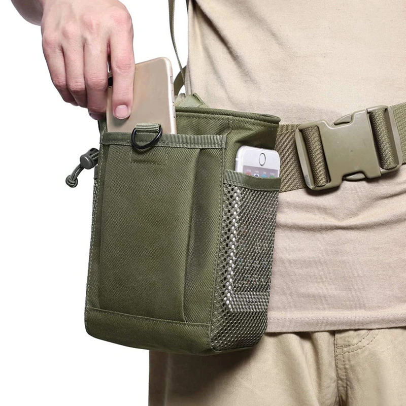 Tactical Molle Dump Magazine Pouch Outdoor Camping Hunting Cycling Mountaineering Recycle Bags Military Waist Hanging Bag |