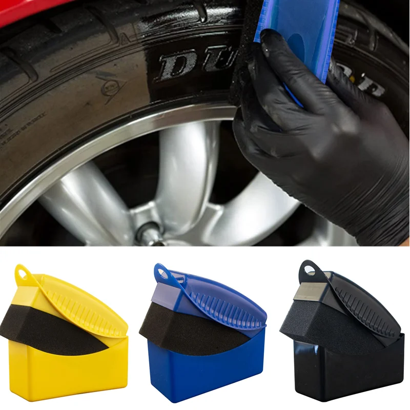 

1 Pcs Car Wheel Polishing Waxing Sponge Brush ABS Plastics Washing Cleaning Brush Sponge Brush Car Clean Detail Accessories