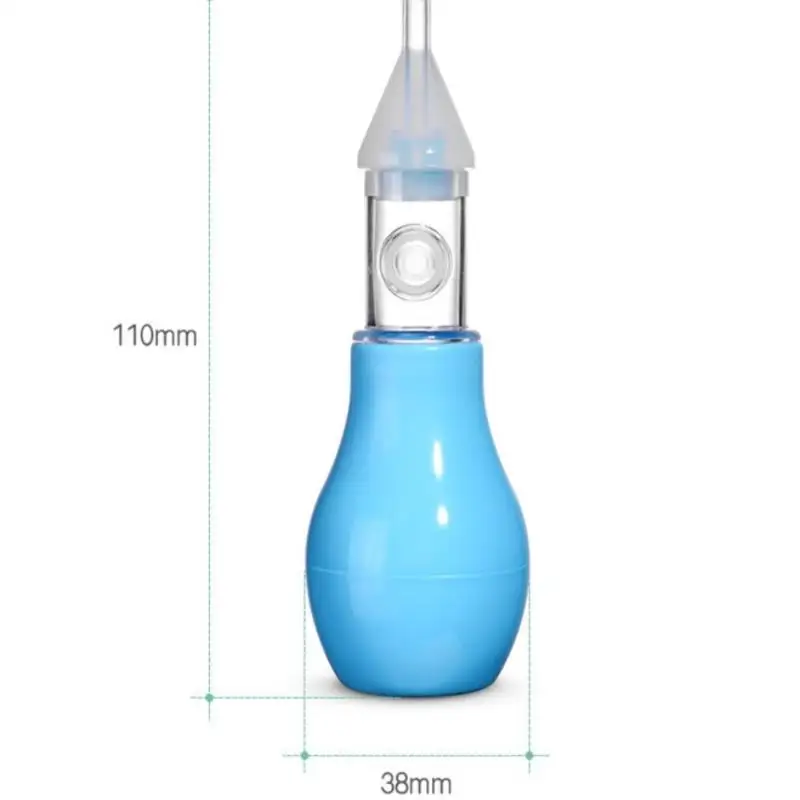 

Neonatal Infant Silicone Nasal Aspirator Pump Type Cold Nasal Mucus Cleaner Antibackflow Baby Nasal Aspirator Safe Vacuum Sucker