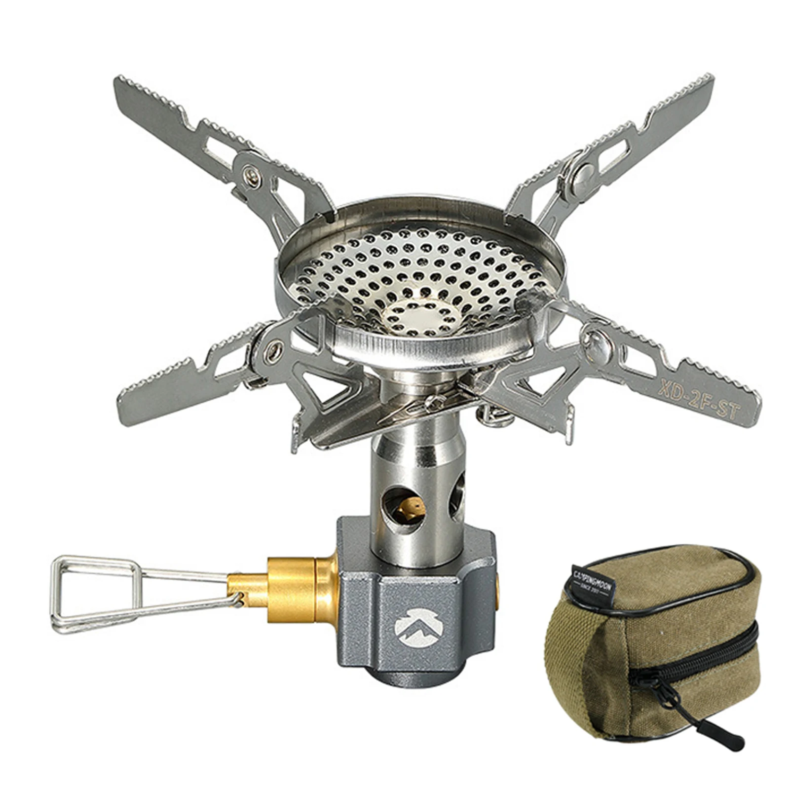 

2023 CAMPINGMOON XD-2-NE 3300W Camping Stove High Efficient Backpacking Stove Camping Split Gas Stove Portable Mini Folding