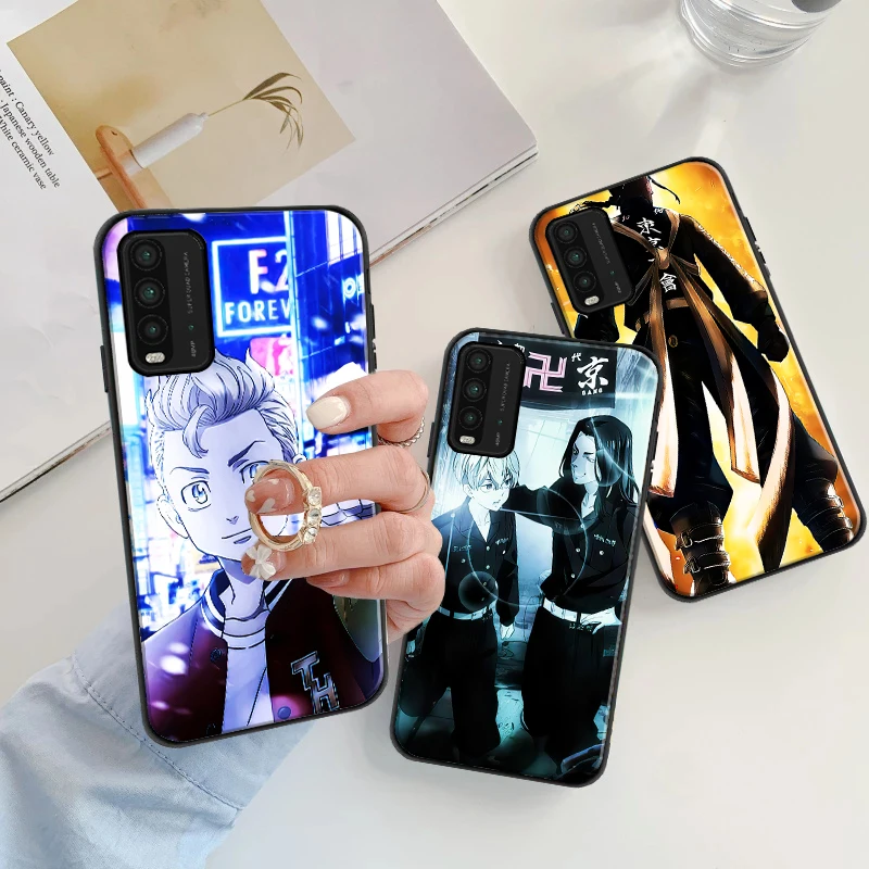 

Japanese Anime Tokyo Revengers Phone Case For Xiaomi Redmi 9 9i 9AT 9T 9A 9C Note 9 9T 9S 9 Ori Nax Soft silicone Cover Fundas