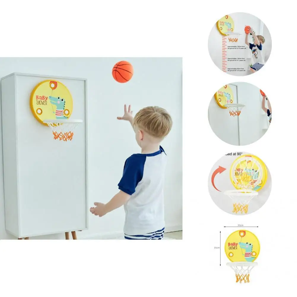 

High Strength Suction Cup Design Adjustable Height Basketball Backboard Set for Kids