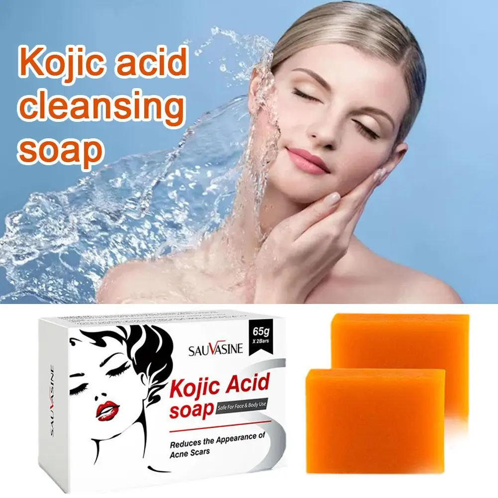 Мыло ручной работы Kojic 65 г увлажняющее мыло Эфирное очищающее масло для лица 2 A9M6