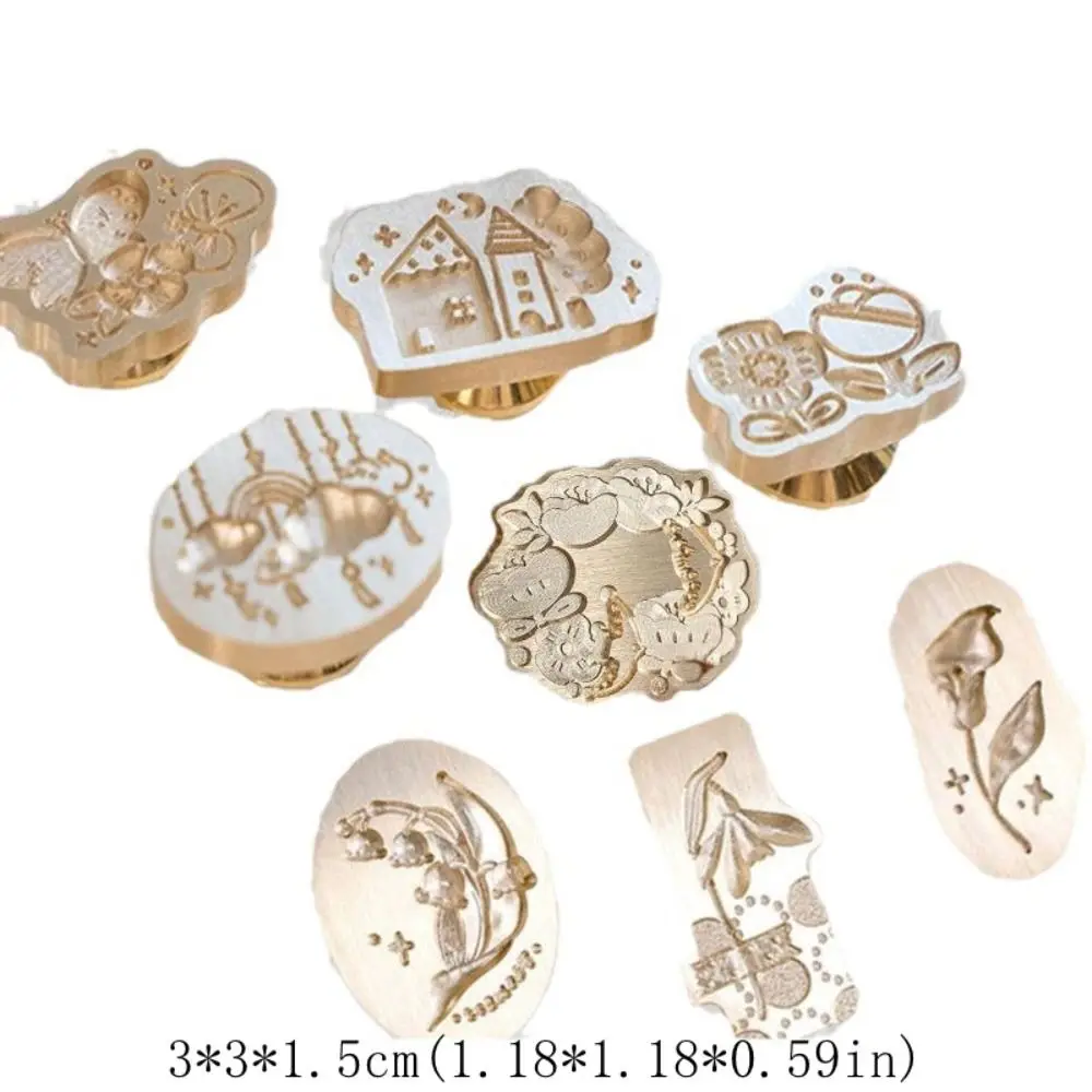 Сменный тисненый восковой штамп с розой инструмент сделай сам цветочный