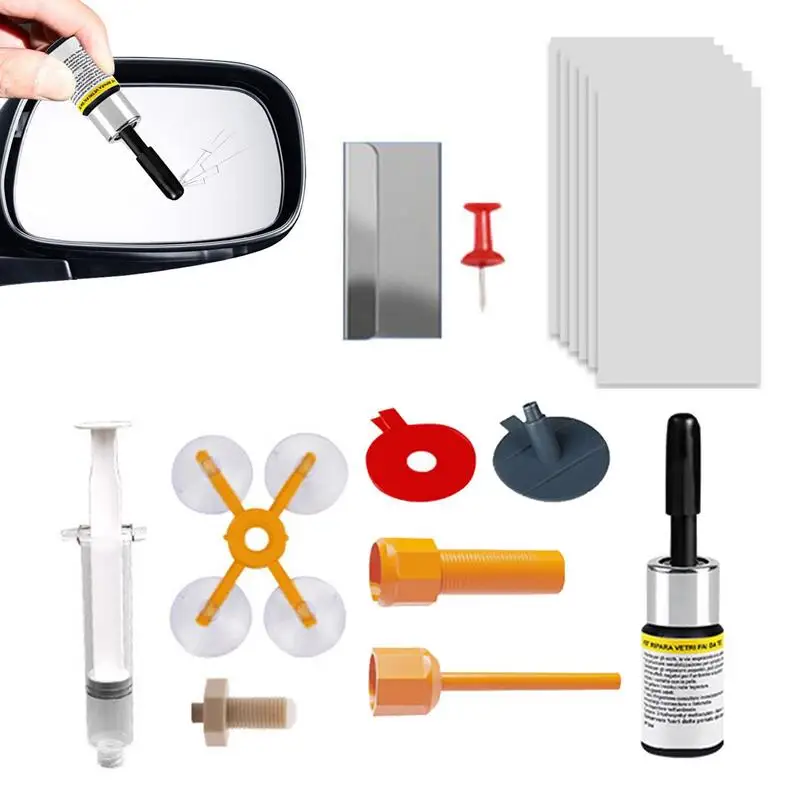 

Набор для ремонта лобового стекла автомобиля ремонт трещин автомобиля ремонт фотостекла долговечные принадлежности для ремонта стекла для автомобилей RVs внедорожников и грузовиков